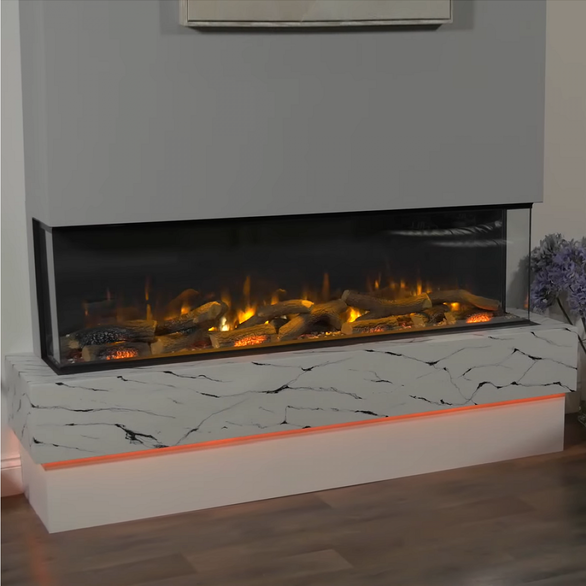 Infinity 1800e Electric Fire, Deep I-range Eco Flame - Comfortline